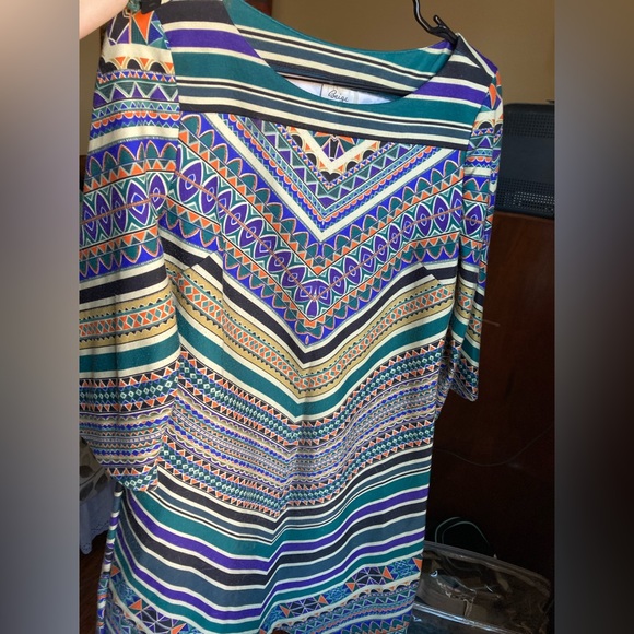 Beige by eci Dresses & Skirts - Patterned & Colorful Dress size 8
